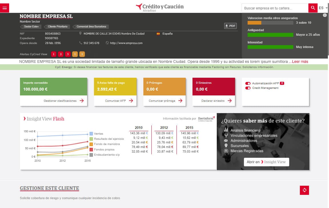 En una pantalla, toda la información de tu CRM, ¡descubre CyCred CRM!