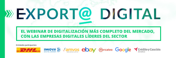 Asiste al próximo evento virtual Exporta Digital con las empresas digitales líderes del sector, ¡te esperamos!