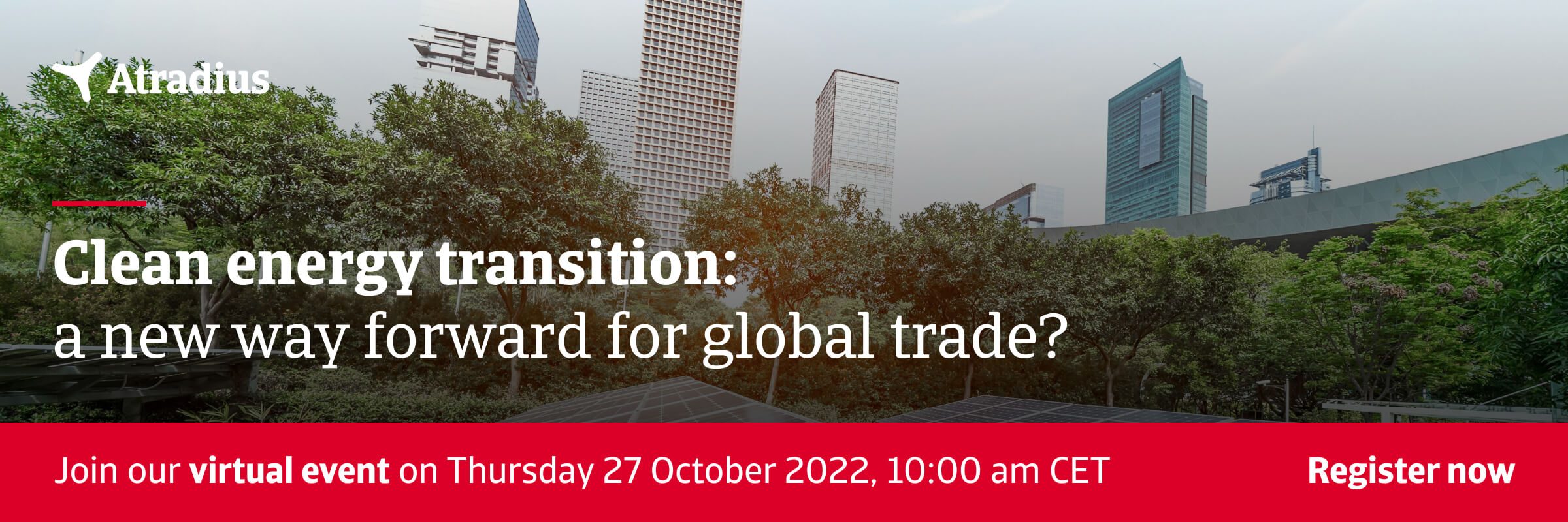 Clean energy transition: a new way forward for global trade? - Webinar